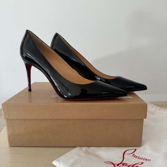 *NEW* Christian Louboutin KATE Pointe Toe Patent Leather Pump 39EU - Picture 2 of 9